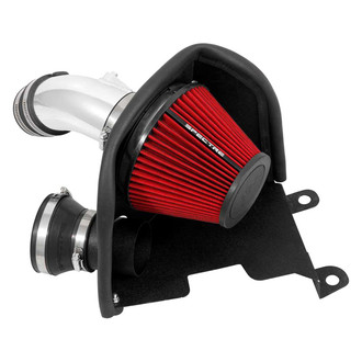 Spectre Performance® - Dual Aluminum Polished Cold Air Intake System with HPR® Red Filter