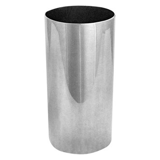 Spectre Performance® - Long Straight Aluminum Polished Air Intake Tube (4" OD x 6" L)