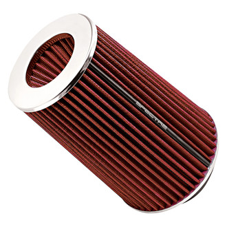 Spectre Performance® - Multi-Fit Round Tapered Red Air Filter (4", 3.5", 3" F x 6" B x 4.75" T x 8.75" H)