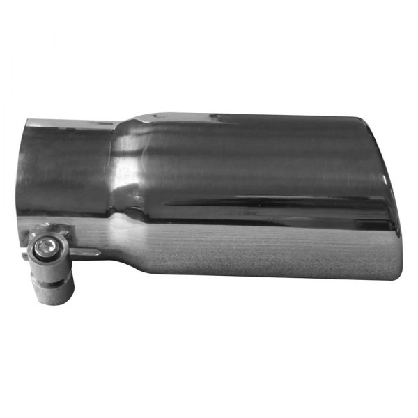Speed FX® - Stainless Steel Rolled Edge Angle Cut Polished Exhaust Tip