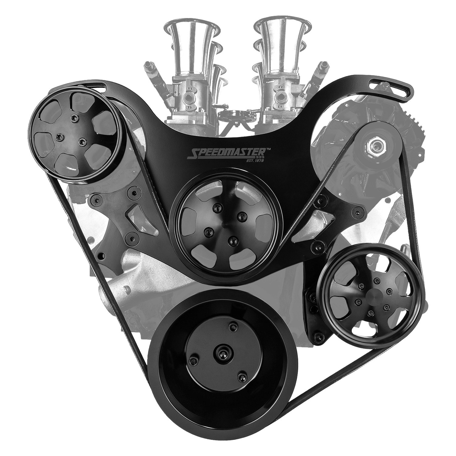 Speedmaster® 141500202 Serpentine Complete Engine Pulley Kit