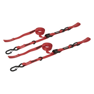 SpeedStrap® - 1" x 10' CAM-Lock Tie Down with Snap S-Hooks and Soft-Tie