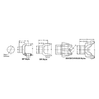 Spicer® - Pinion Yoke
