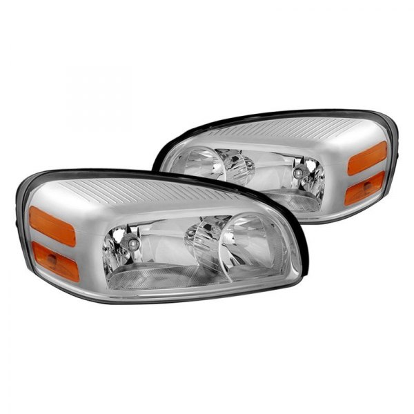 Spyder Xtune® - Chevy Uplander 2009 Chrome Factory Style Headlights