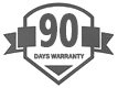 Backed by a 90-day warranty