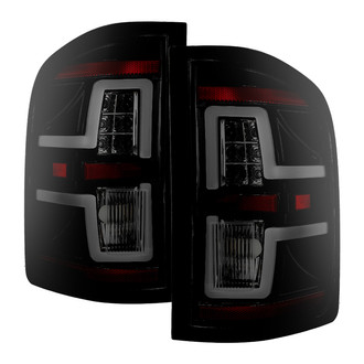 Spyder® A9CSI07BS - Driver and Passenger Side Black/Smoke LED Tail Lights