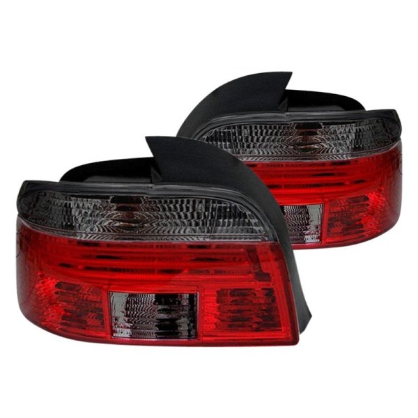 Spyder® - Chrome Red/Smoke Factory Style Tail Lights, BMW 5-Series