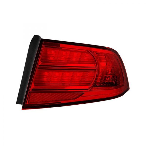Spyder® - Passenger Side Chrome/Red Factory Style Tail Light, Acura TL