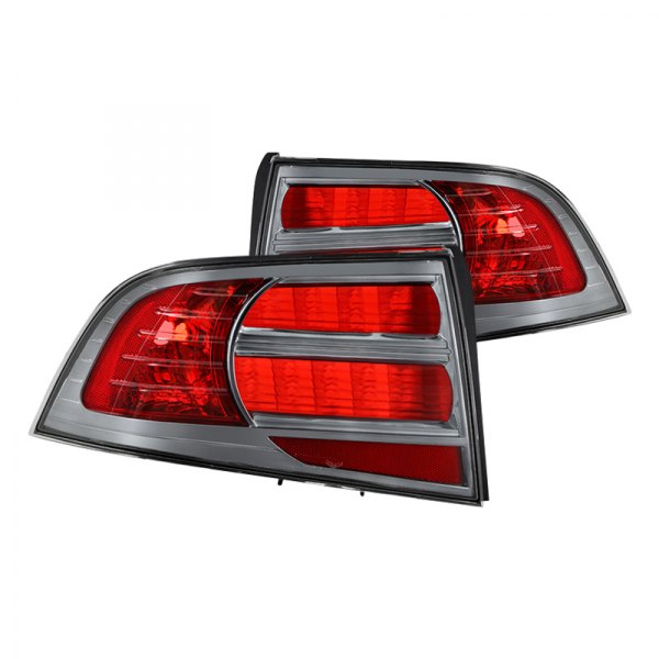 Spyder® - Black/Red Factory Style Tail Lights, Acura TL
