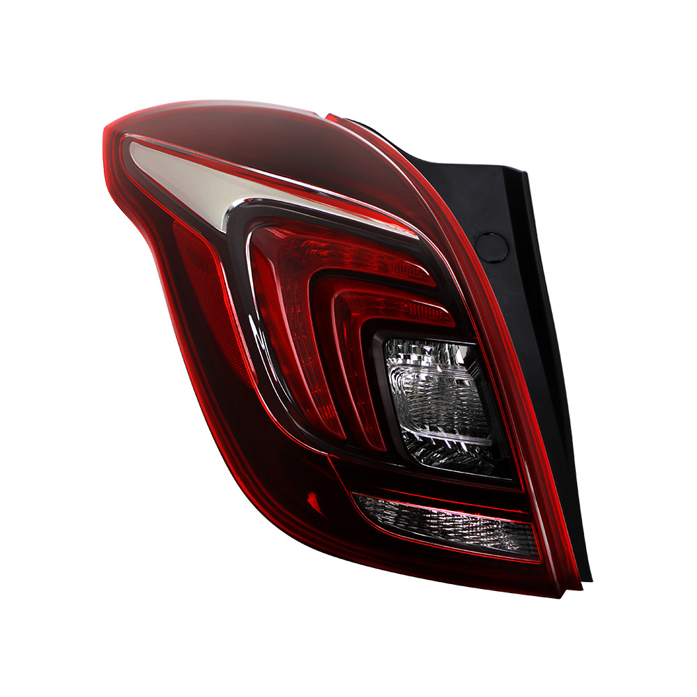 Spyder® ALT-JH-BEN17-LED-OE-L - Driver Side Black/Red Factory