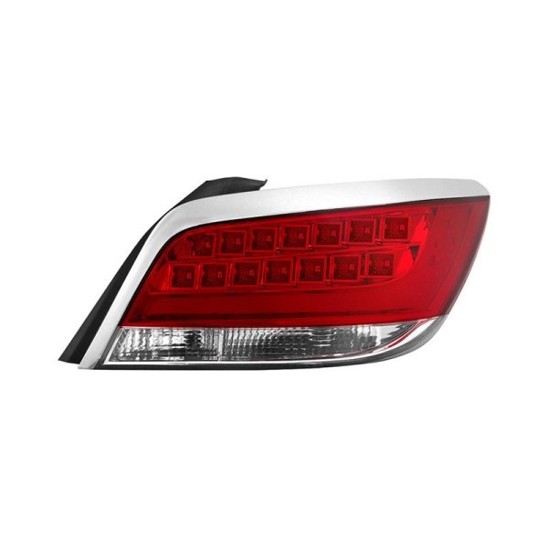 Spyder® - Passenger Side Chrome/Red Factory Style LED Tail Light, Buick Lacrosse