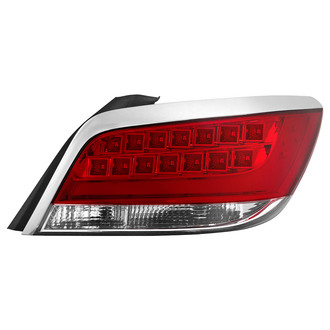 Spyder® - Passenger Side Chrome/Red Factory Style LED Tail Light