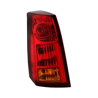 Spyder® - Driver Side Chrome Red/Amber Factory Style Tail Light