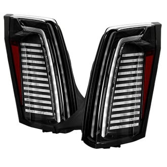 Spyder® - Driver and Passenger Side Black Factory Style LED Tail Lights
