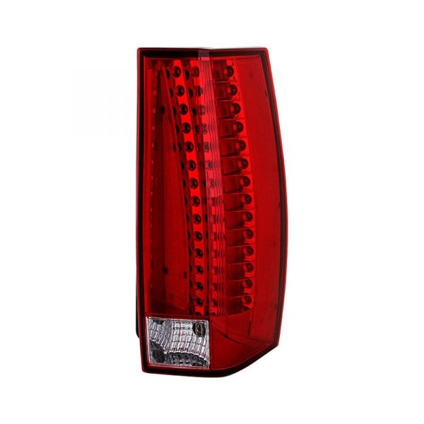 Spyder® - Passenger Side Chrome/Red Factory Style LED Tail Light, Cadillac Escalade