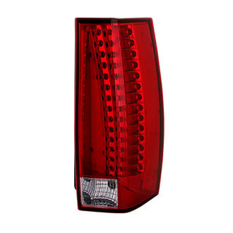 Spyder® - Passenger Side Chrome/Red Factory Style LED Tail Light