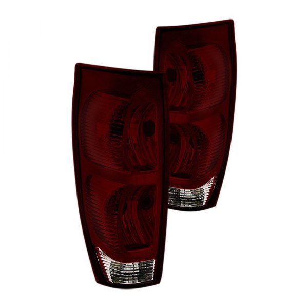 Spyder® - Chrome Red/Smoke Factory Style Tail Lights, Chevy Avalanche