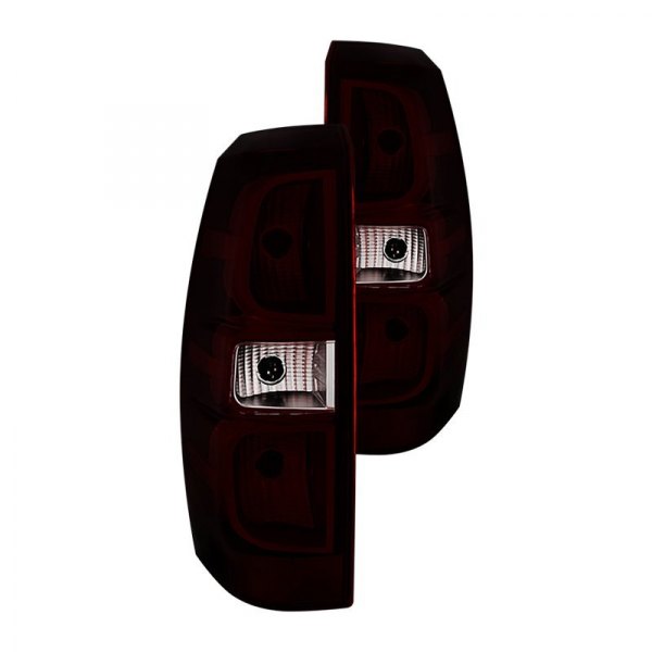 Spyder® - Chrome Red/Smoke Factory Style Tail Lights, Chevy Avalanche