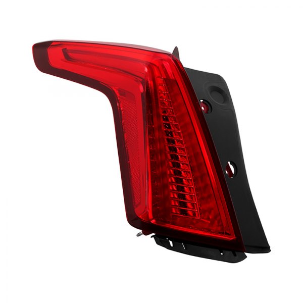 Spyder® - Driver Side Chrome/Red Factory Style LED Tail Light, Cadillac XT5