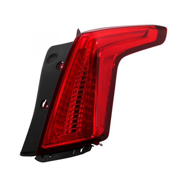 Spyder® - Passenger Side Chrome/Red Factory Style LED Tail Light, Cadillac XT5