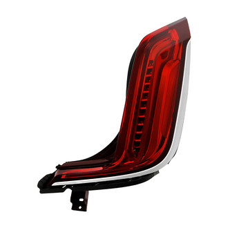 Spyder® - Passenger Side Chrome/Red Factory Style LED Tail Light