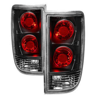 Spyder® - Driver and Passenger Side Black/Red Euro Tail Lights