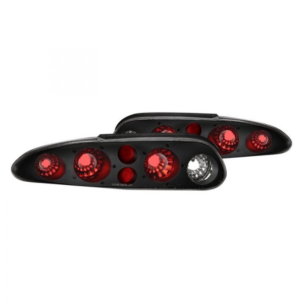 Spyder® - Black/Red Euro Tail Lights, Chevy Camaro