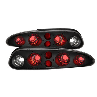 Spyder® - Driver and Passenger Side Black/Red Euro Tail Lights