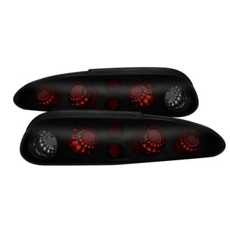 Spyder® - Driver and Passenger Side Black/Smoke Euro Tail Lights