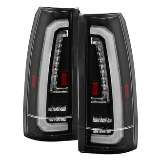 Spyder® - Driver and Passenger Side Black Fiber Optic LED Tail Lights