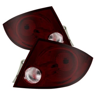 Spyder® - Driver and Passenger Side Chrome Red/Smoke Euro Tail Lights