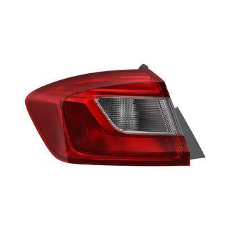 Spyder® - Chrome/Red Factory Style Tail Light