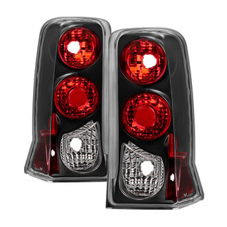 Spyder® - Driver and Passenger Side Black/Red Euro Tail Lights