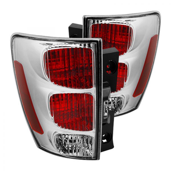 Spyder® - Chrome/Red Factory Style Tail Lights, Chevy Equinox