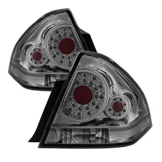 Spyder® - Driver and Passenger Side Chrome/Smoke LED Tail Lights