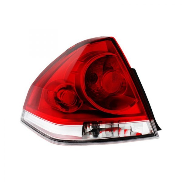 Spyder® - Driver Side Chrome/Red Factory Style Tail Light, Chevy Impala