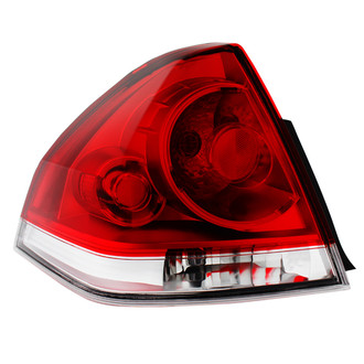 Spyder® - Driver Side Chrome/Red Factory Style Tail Light