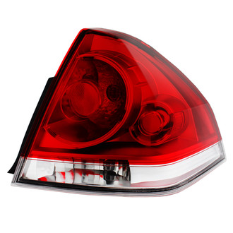 Spyder® - Passenger Side Chrome/Red Factory Style Tail Light