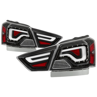 Spyder® - Driver and Passenger Side Black Fiber Optic LED Tail Lights