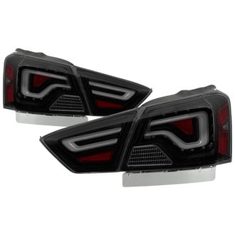 Spyder® - Driver and Passenger Side Black/Smoke Fiber Optic LED Tail Lights