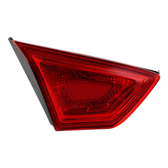 Spyder® - Driver Side Inner Chrome/Red Factory Style Tail Light
