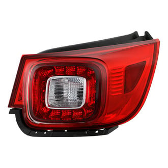 Spyder® - Passenger Side Outer Chrome/Red Factory Style LED Tail Light