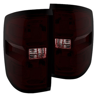 Spyder® - Driver and Passenger Side Chrome Red/Smoke Euro Tail Lights