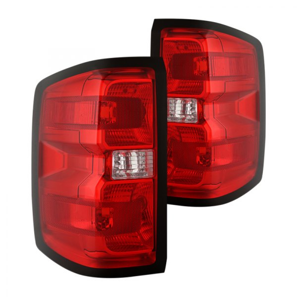 Spyder® - Chrome/Red Factory Style Tail Lights