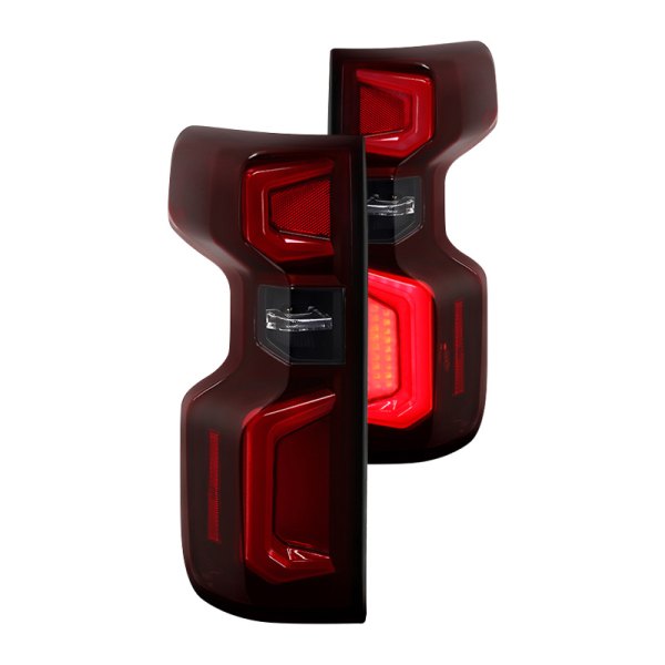 Spyder® - Chrome Red/Smoke Fiber Optic LED Tail Lights