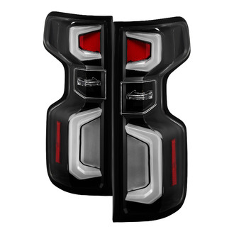 Spyder® - Driver and Passenger Side Black Fiber Optic LED Tail Lights