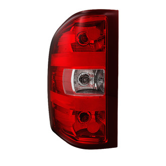 Spyder® - Driver Side Chrome/Red Factory Style Tail Light