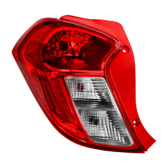 Spyder® - Driver Side Chrome/Red Factory Style Tail Light
