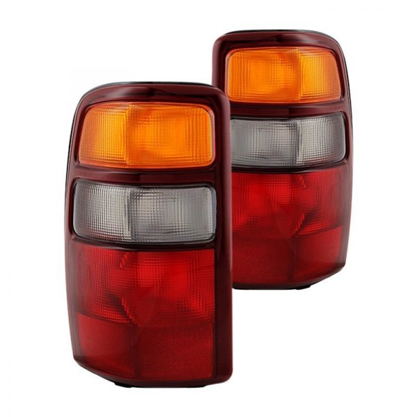 Spyder® - Chrome Red/Amber Factory Style Tail Lights