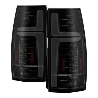 Spyder® - Driver and Passenger Side Black/Smoke Fiber Optic LED Tail Lights